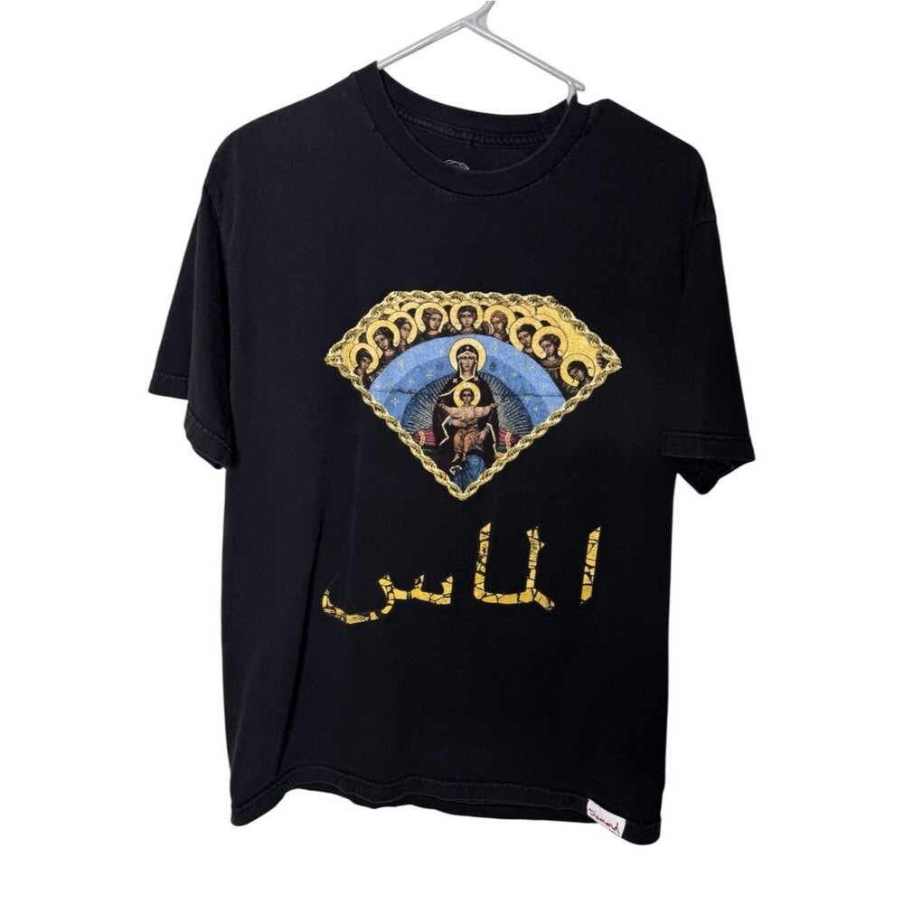 Diamond Supply Co. Black Large Graphic Print T-Shirt